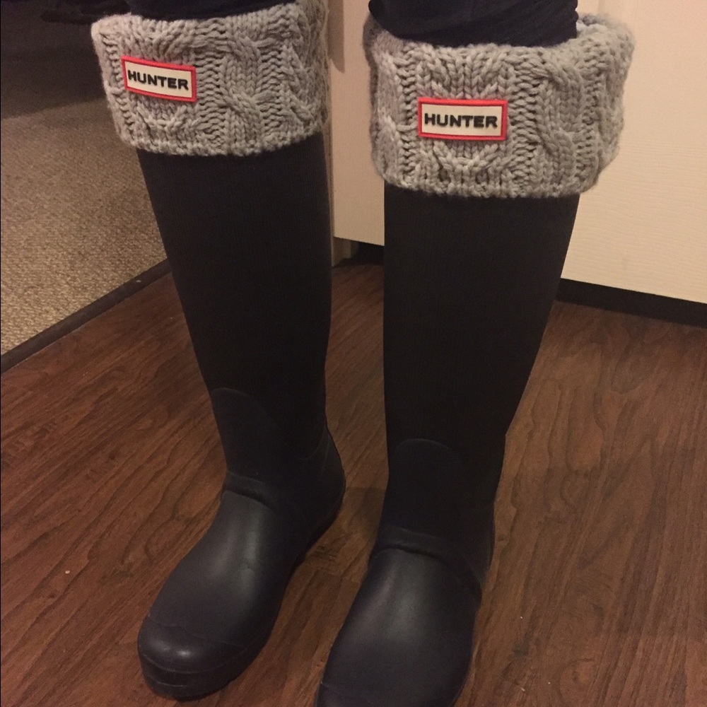 Two-toned Hunter Winter/Rain boots (Socks NOT INCLUDED)